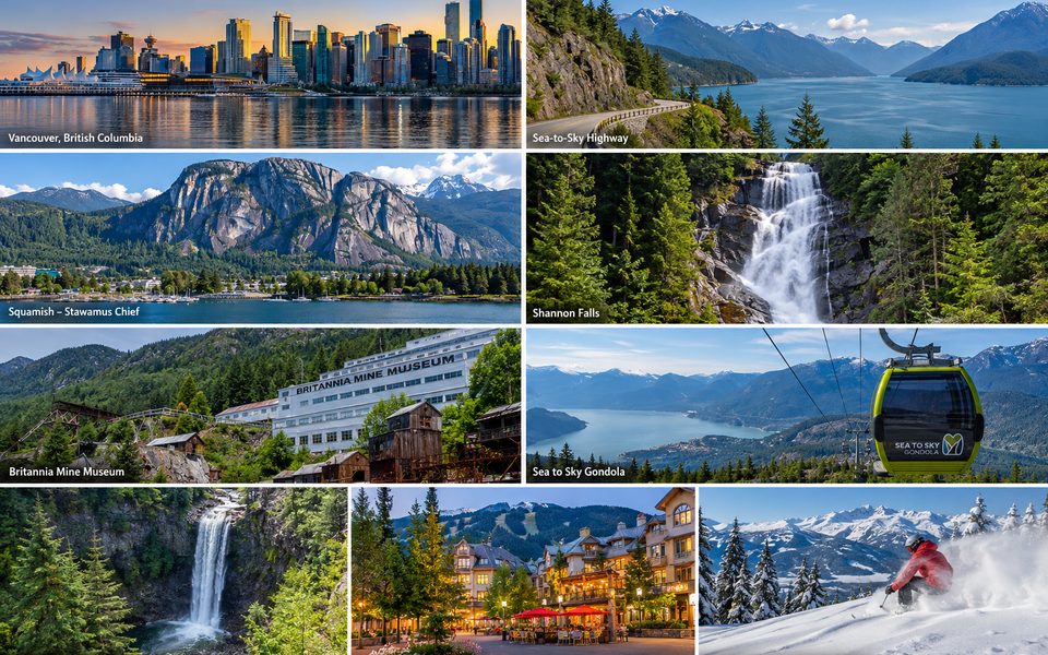 Vancouver, Sea-to-Sky and Whistler scenic highlights