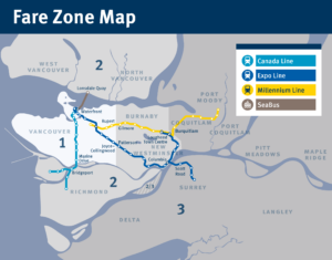 Vancouver Bus Fare Map Zone